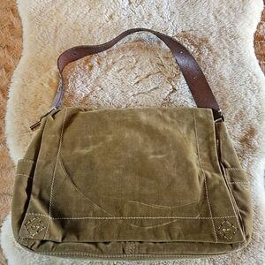 Fossil Brown Courderoy Bag